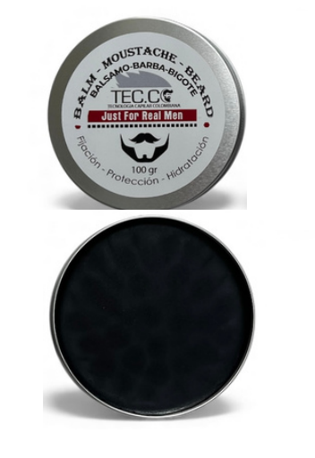 BÁLSAMO BARBA BIGOTE COLOR NEGRO 100 Gr Registro Sanitario: CS-CR-25-30800